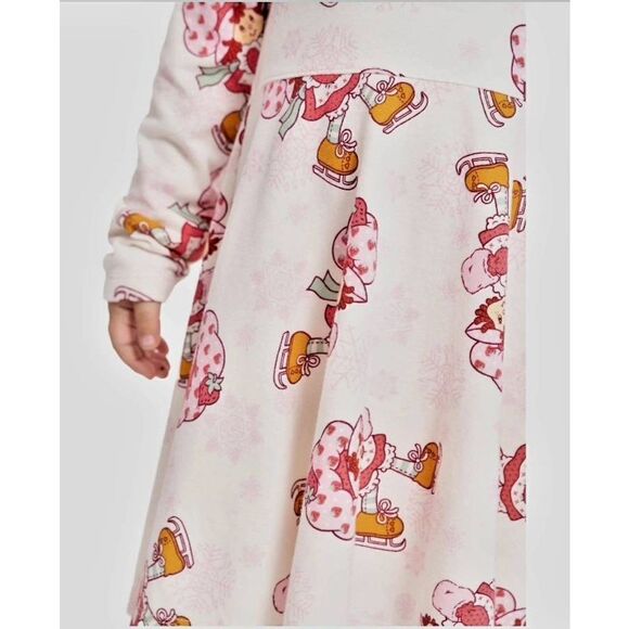 NWT STRAWBERRY SHORTCAKE TODDLER GIRLS HOLIDAY DRESS - Picture 4 of 5